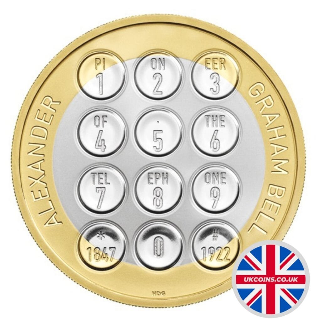 Alexander Graham Bell £2 coin Alexander Graham Bell £2 coin