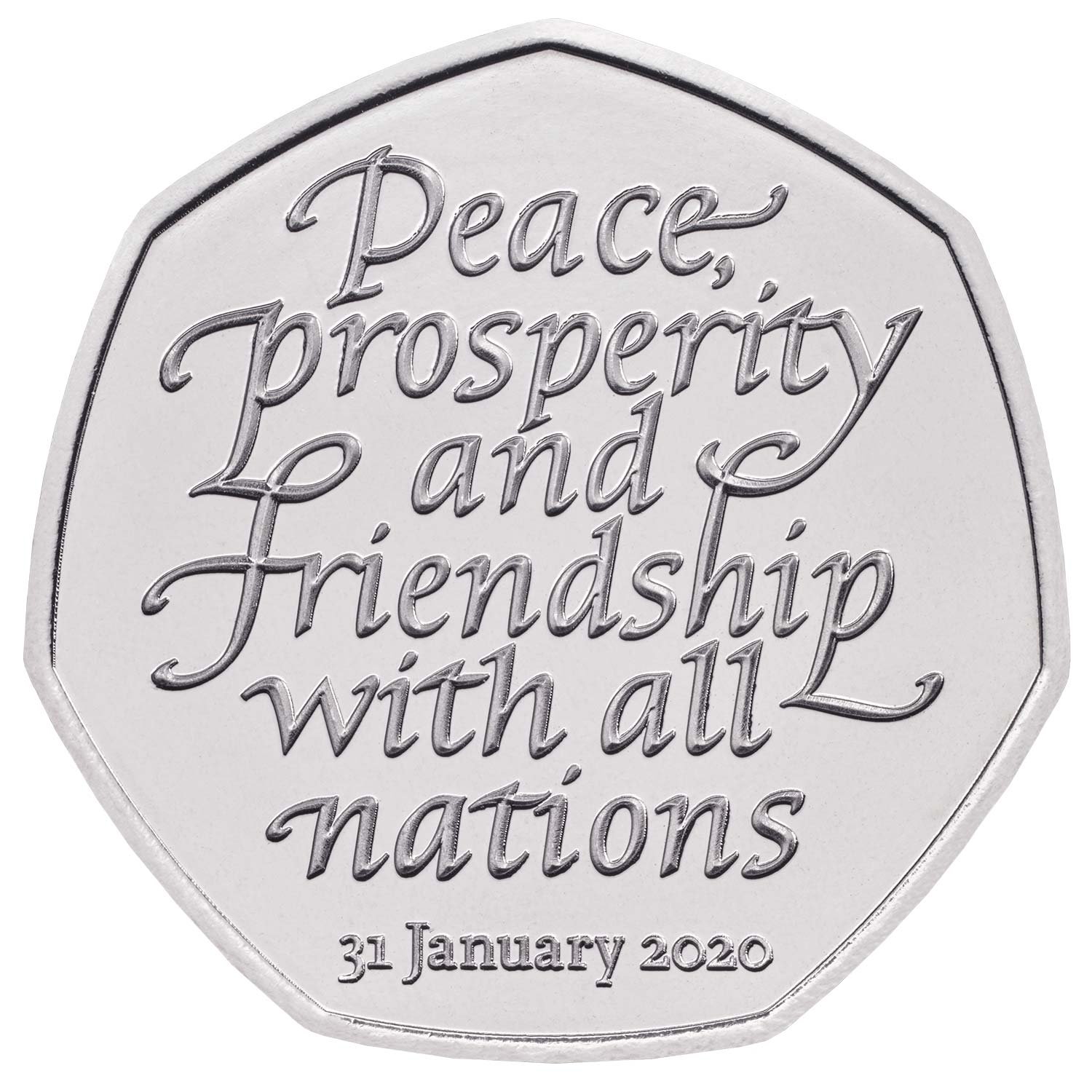 Peace Prosperity 50p