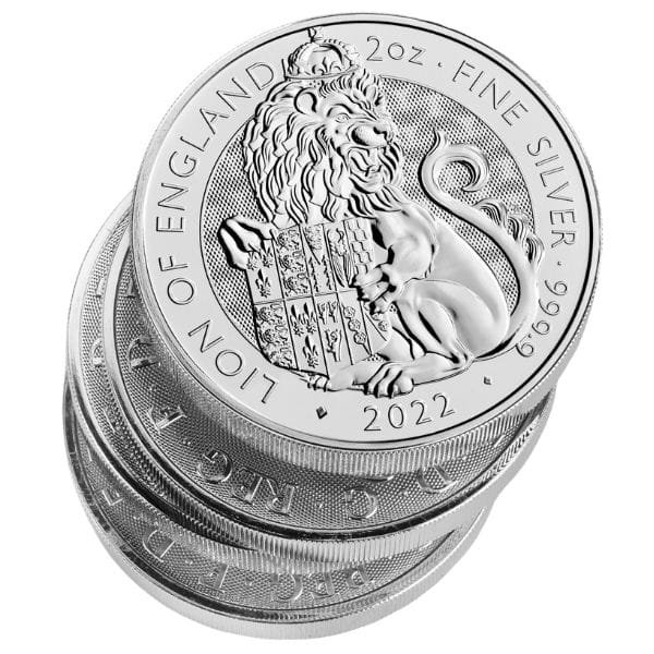 Lion of England Bullion Stack