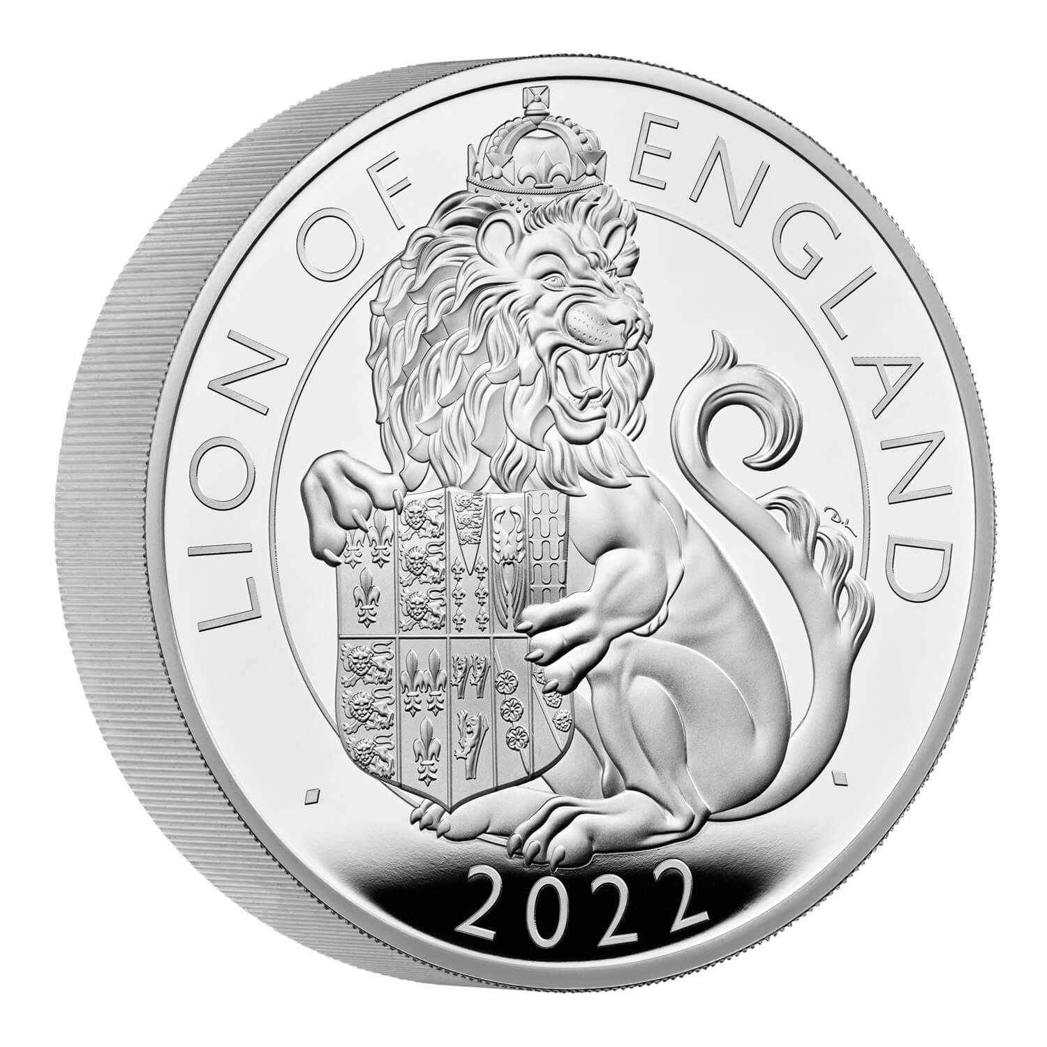The Royal Tudor Beasts The Lion of England 2022 UK 10oz Silver Proof Coin