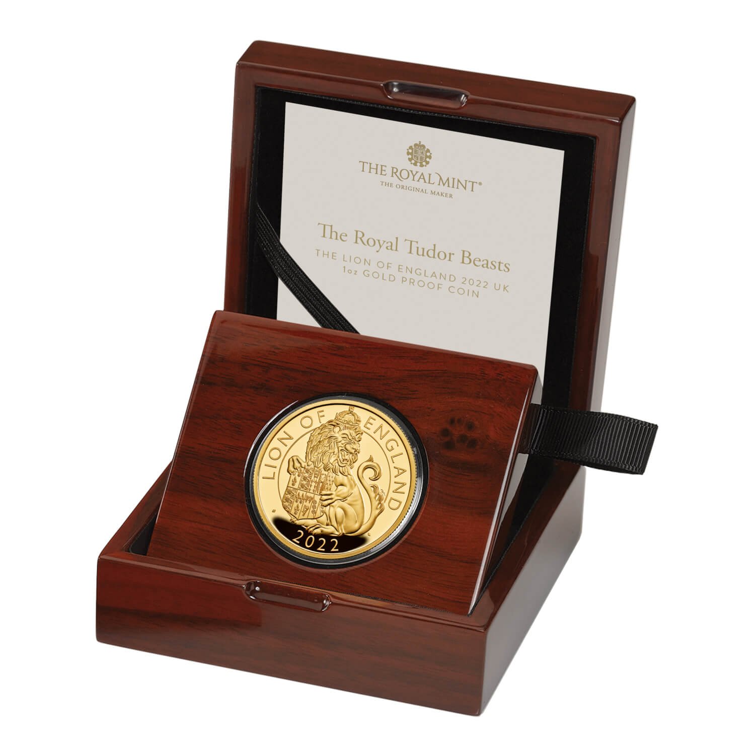 The Lion of England 2022 UK 1oz Gold Proof Coin