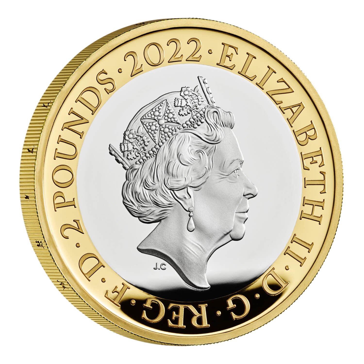 Vera Lynn Two Pound Silver Coin Obverse 2022