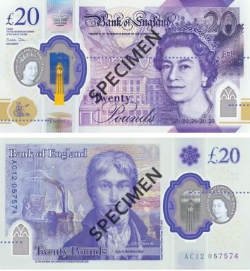 £20 Banknote Polymer