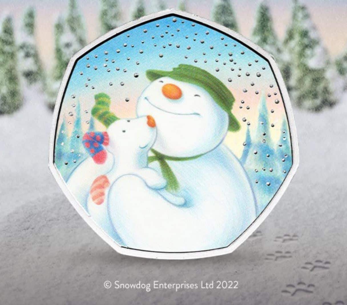 The Snowman and The Snowdog 50p