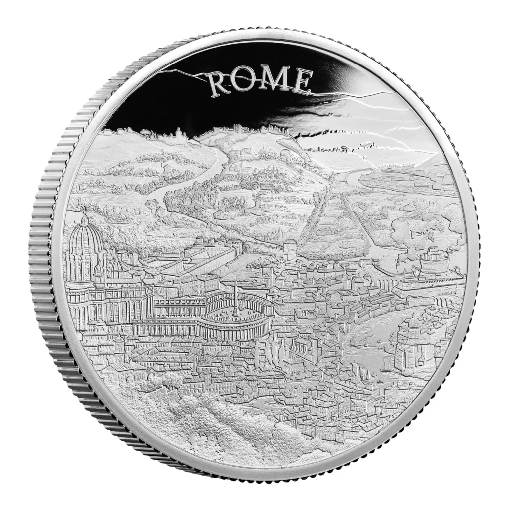 City Views Rome 2022 UK 2oz Silver Proof Coin