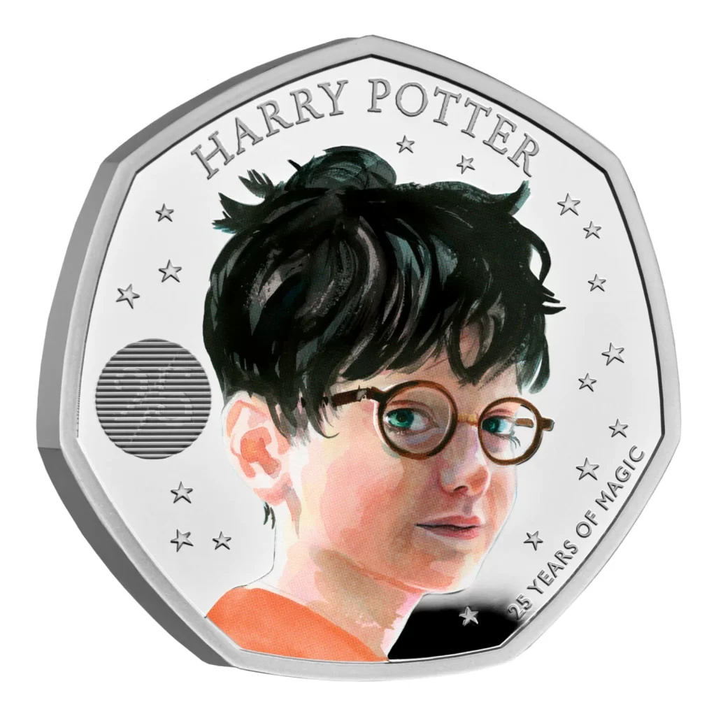 Harry Potter 2022 UK 50p Colour Silver Proof Coin