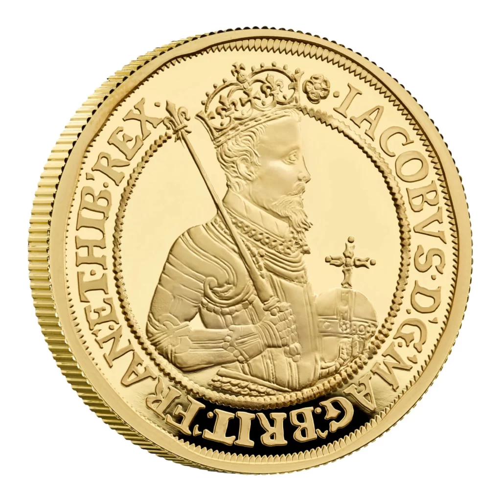 King James I 2022 UK 2oz Gold Proof Coin