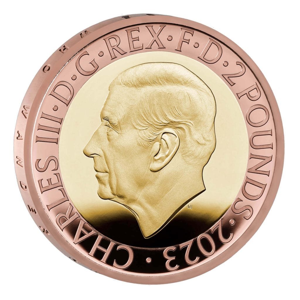 JRR Tolkien £2 Gold Coin - Obverse