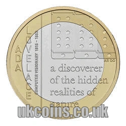 Ada Lovelace £2 Coin