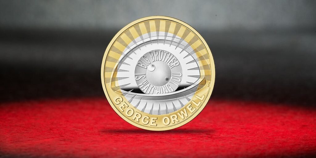 George Orwell £2 Coin George Orwell £2