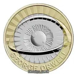 George Orwell £2 Coin