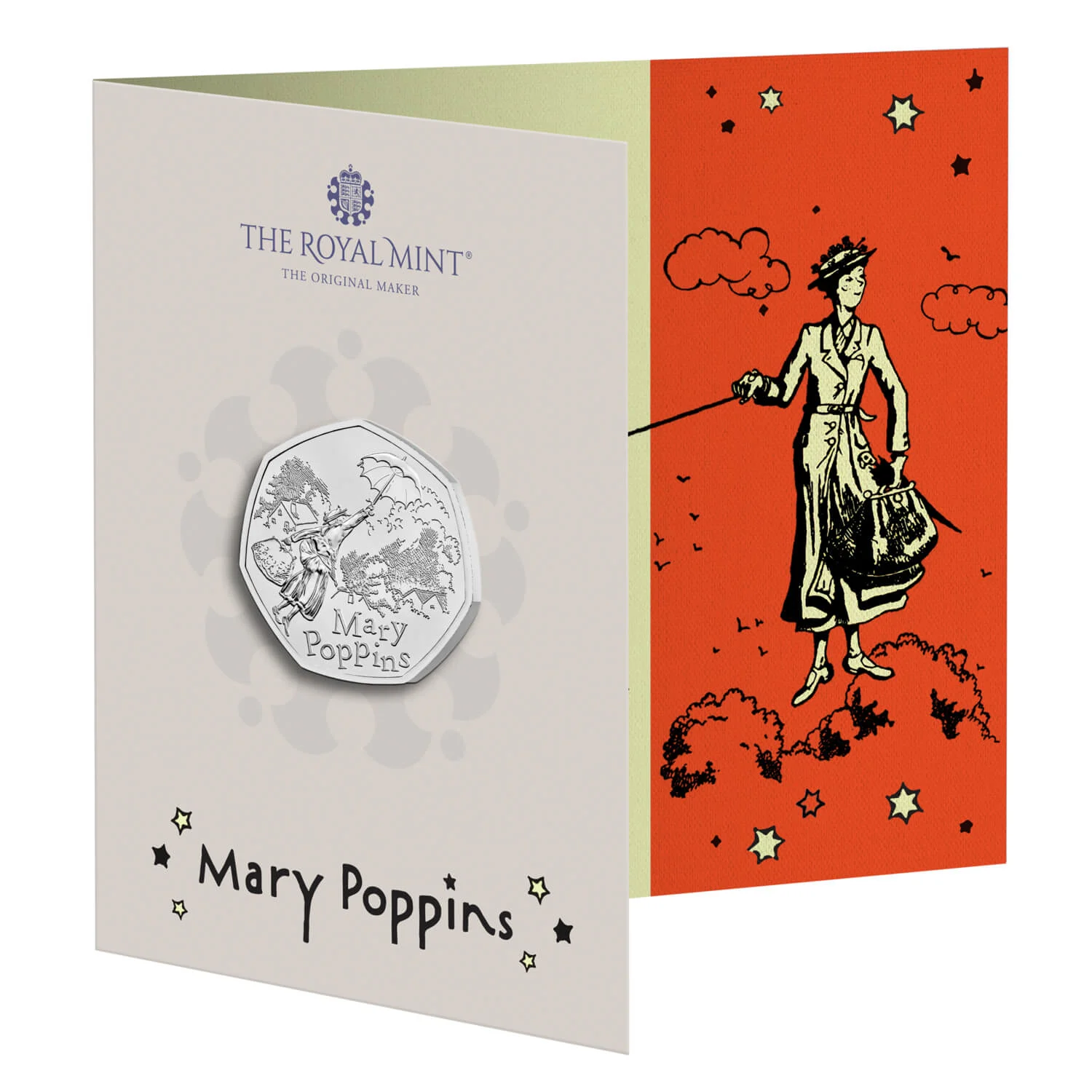 Mary Poppins 50p 1 Mary Poppins BU Coin